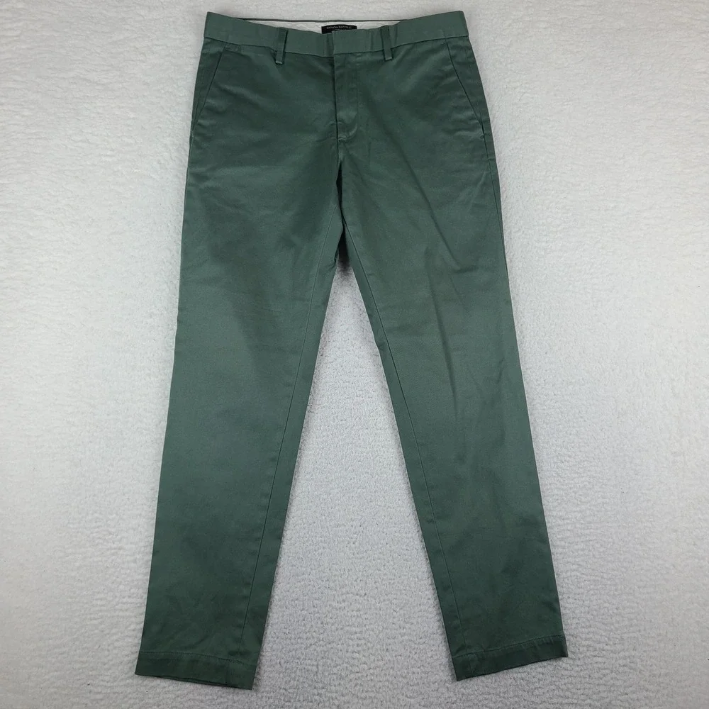 Banana Republic Pants Mens 32x32 Green Tapered Fit RMC Rapid Movement Chino